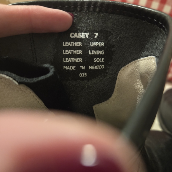 Freebird Casey Black Leather Ankle Boots- Rare, Size 7 - Picture 4 of 7